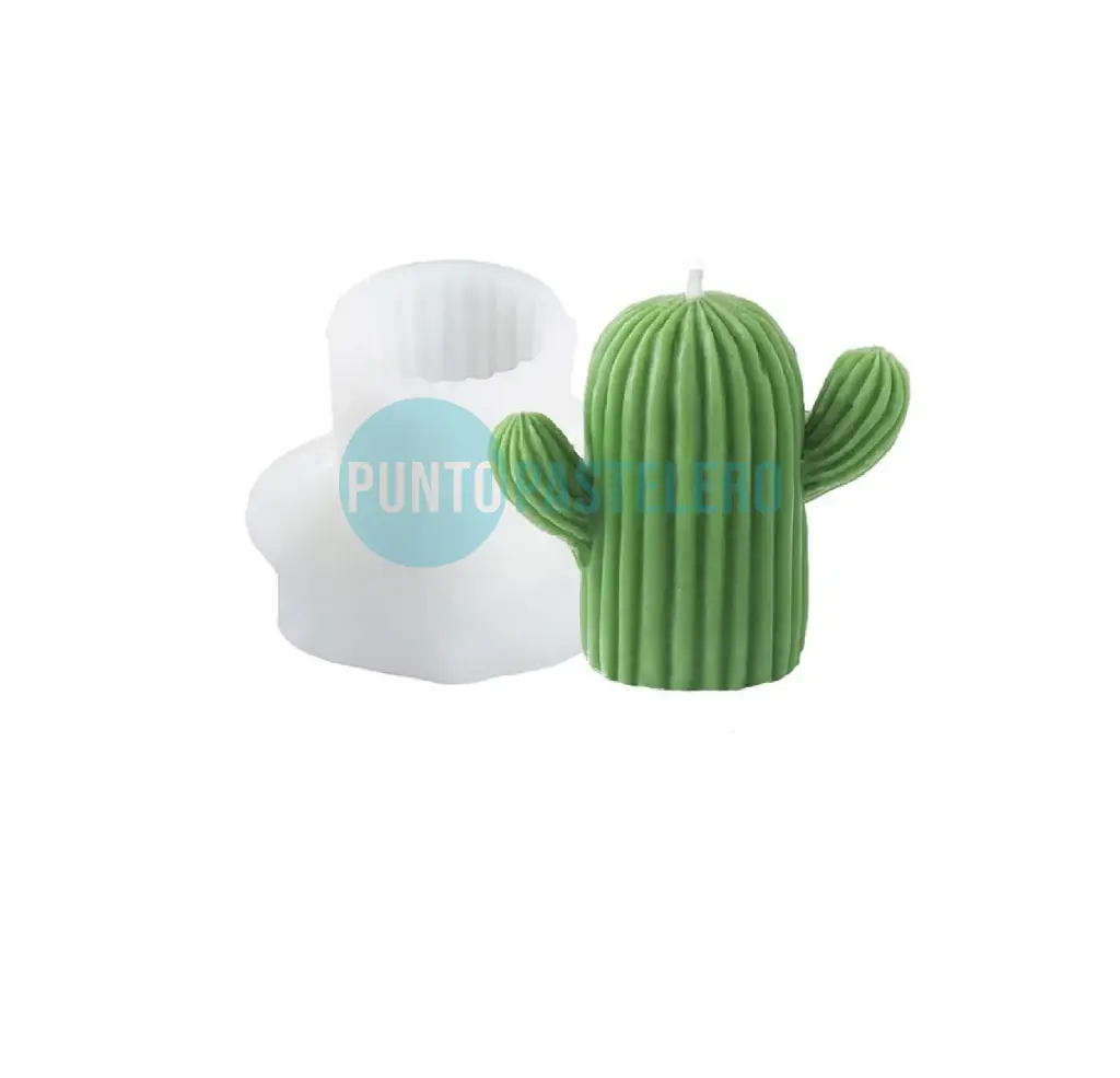 MOLDE SILICONA CACTUS (2E3) (PARA VELA) [B8]
