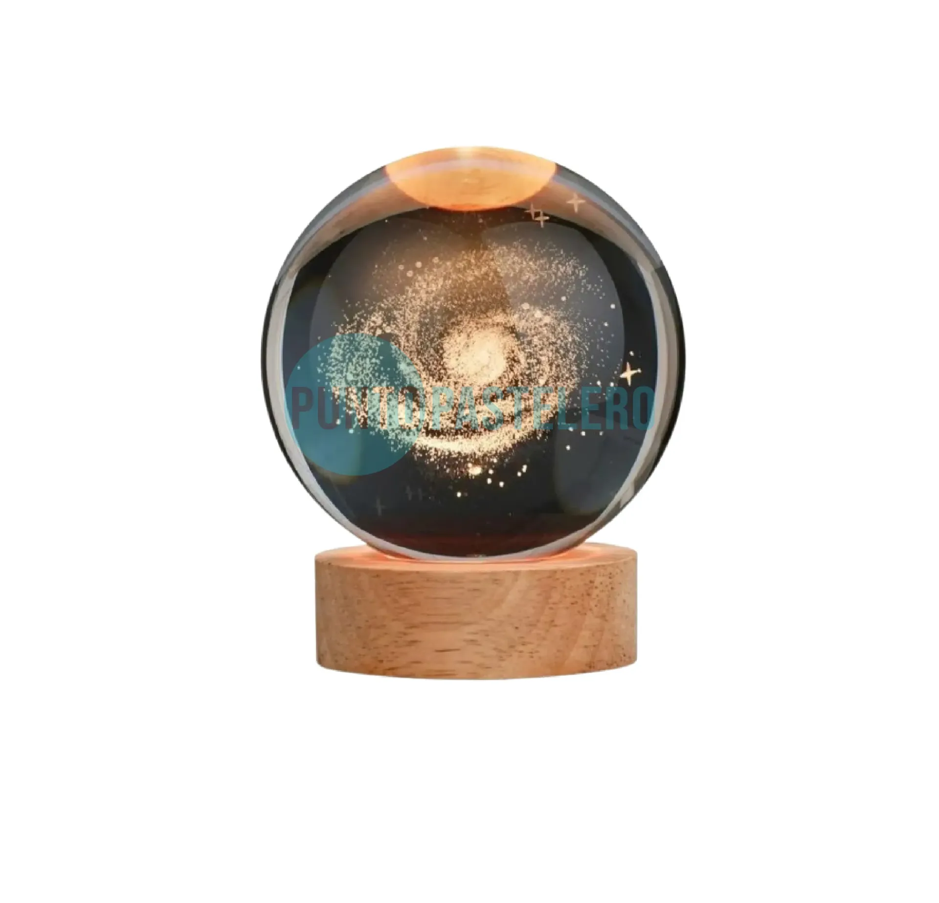 [6202405405020] LAMPARA ESFERA DE CRISTAL (VIA LACTEA) (USB)