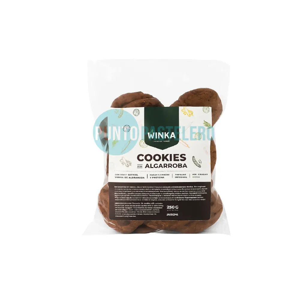 COOKIES INTEGRALES DE ALGARROBA WINKA (X 200 GR.)