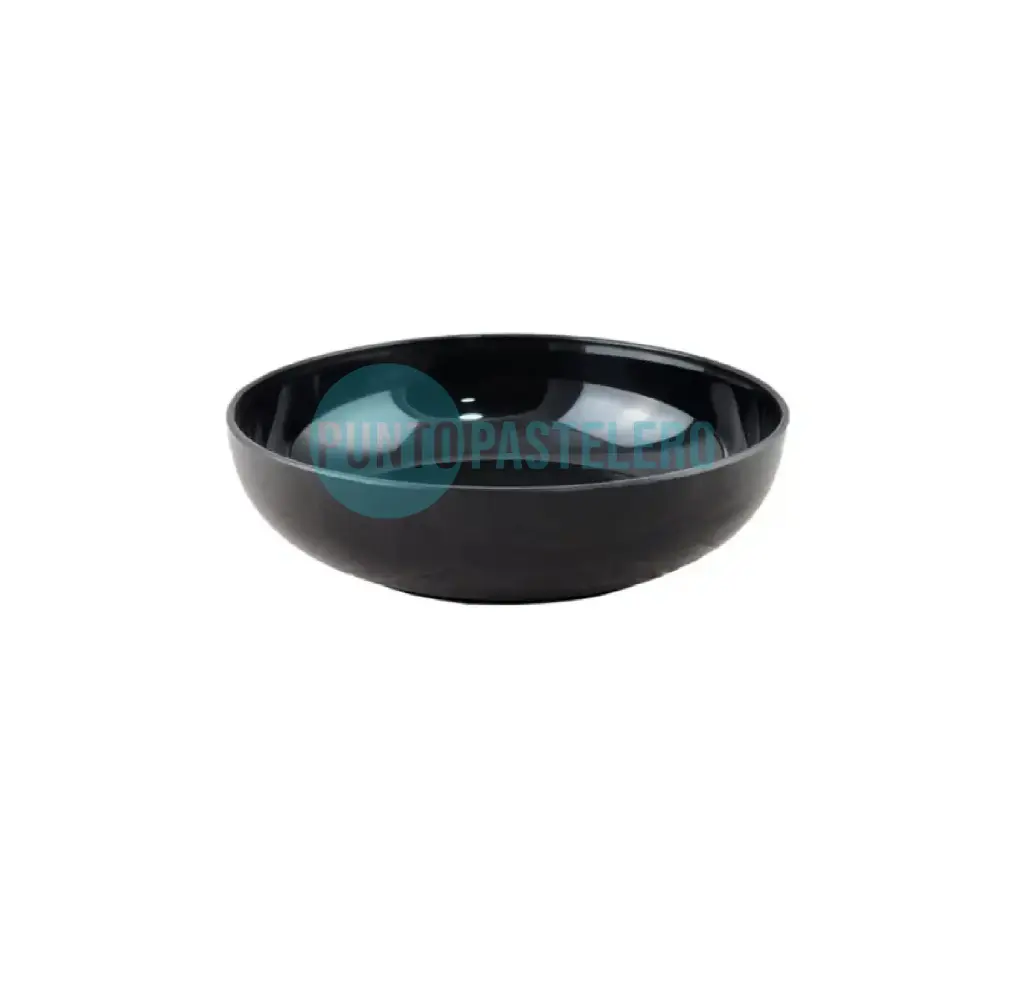 BOWL PLASTICO NEGRO MULTIUSO (APTO MICROONDAS)