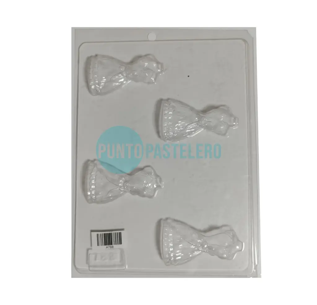 PLACA ACETATO BOMBONES VESTIDO N°788 [B5]