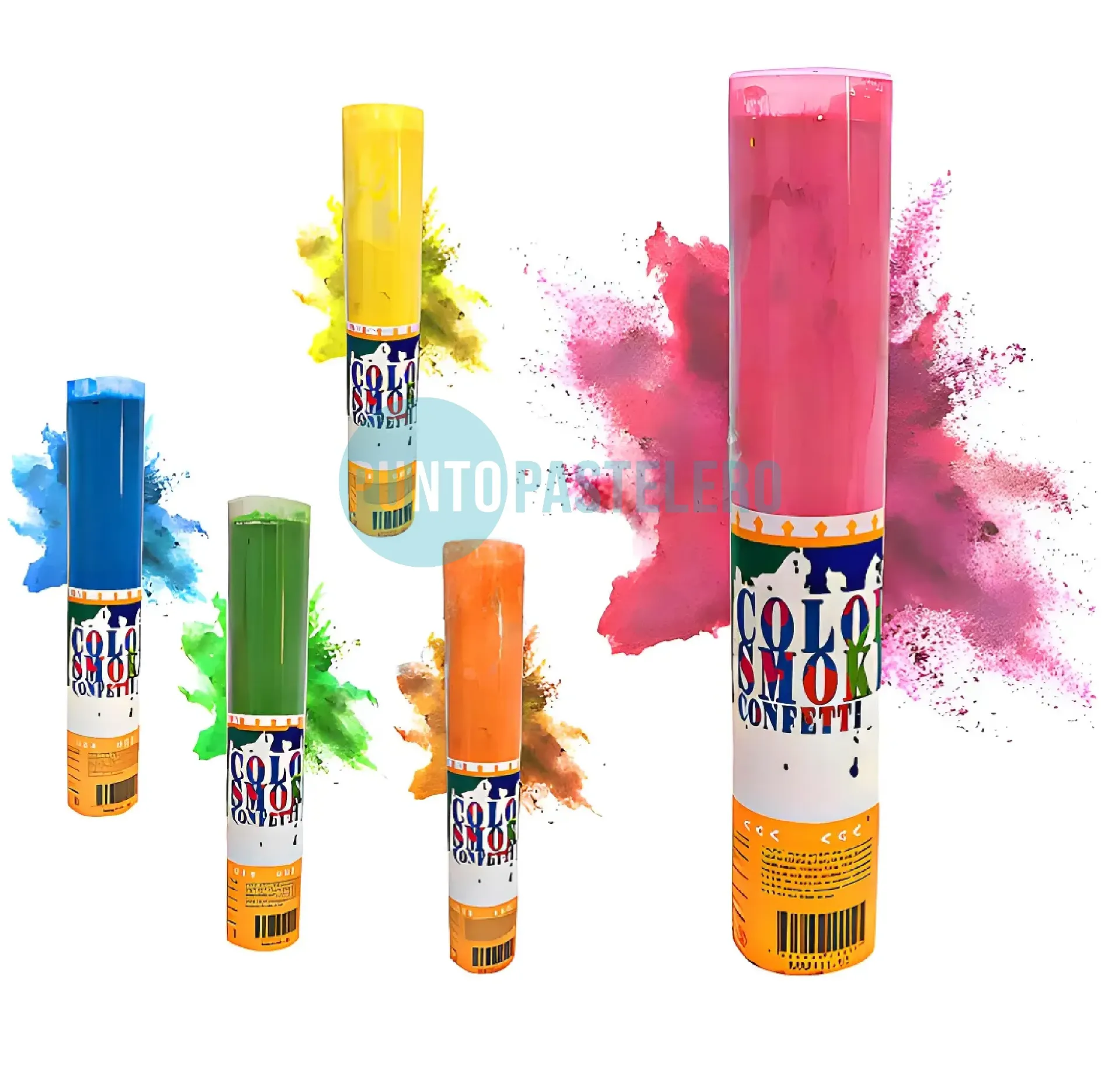 CAÑON CARIOCA LANZA POLVO (COLORES VARIOS)