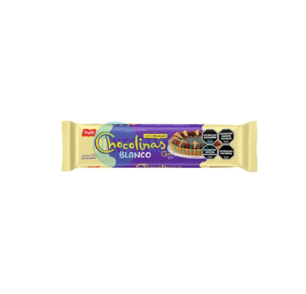 GALLETITAS CHOCOLINAS CHOCOLATE BLANCO BAGLEY (X 245 GR.)