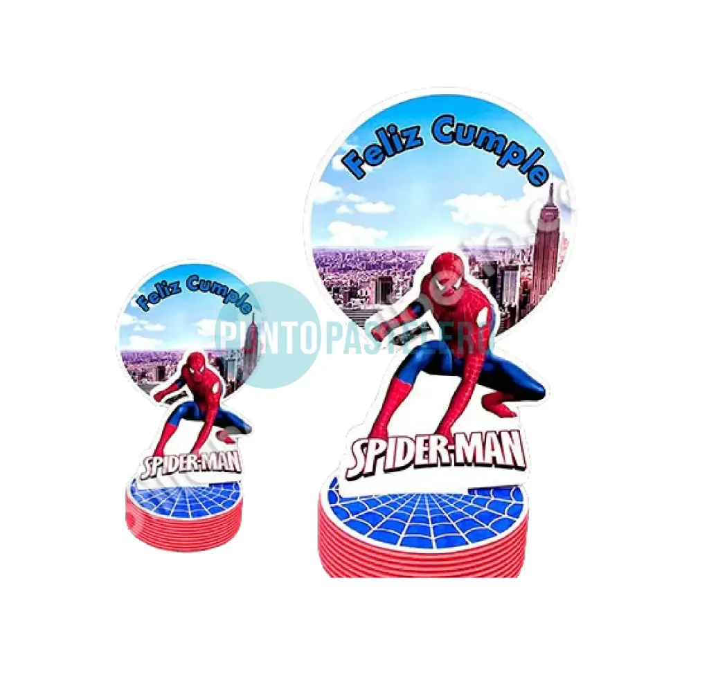 ADORNO CON BASE SILUETA 3D SPIDERMAN HOMBRE ARAÑA