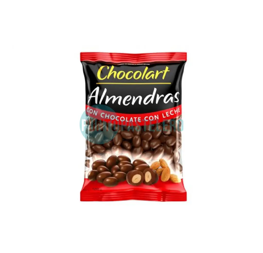 ALMENDRAS BAÑADAS CHOCOLART CHOCOLATE CON LECHE (X 500 GR.)