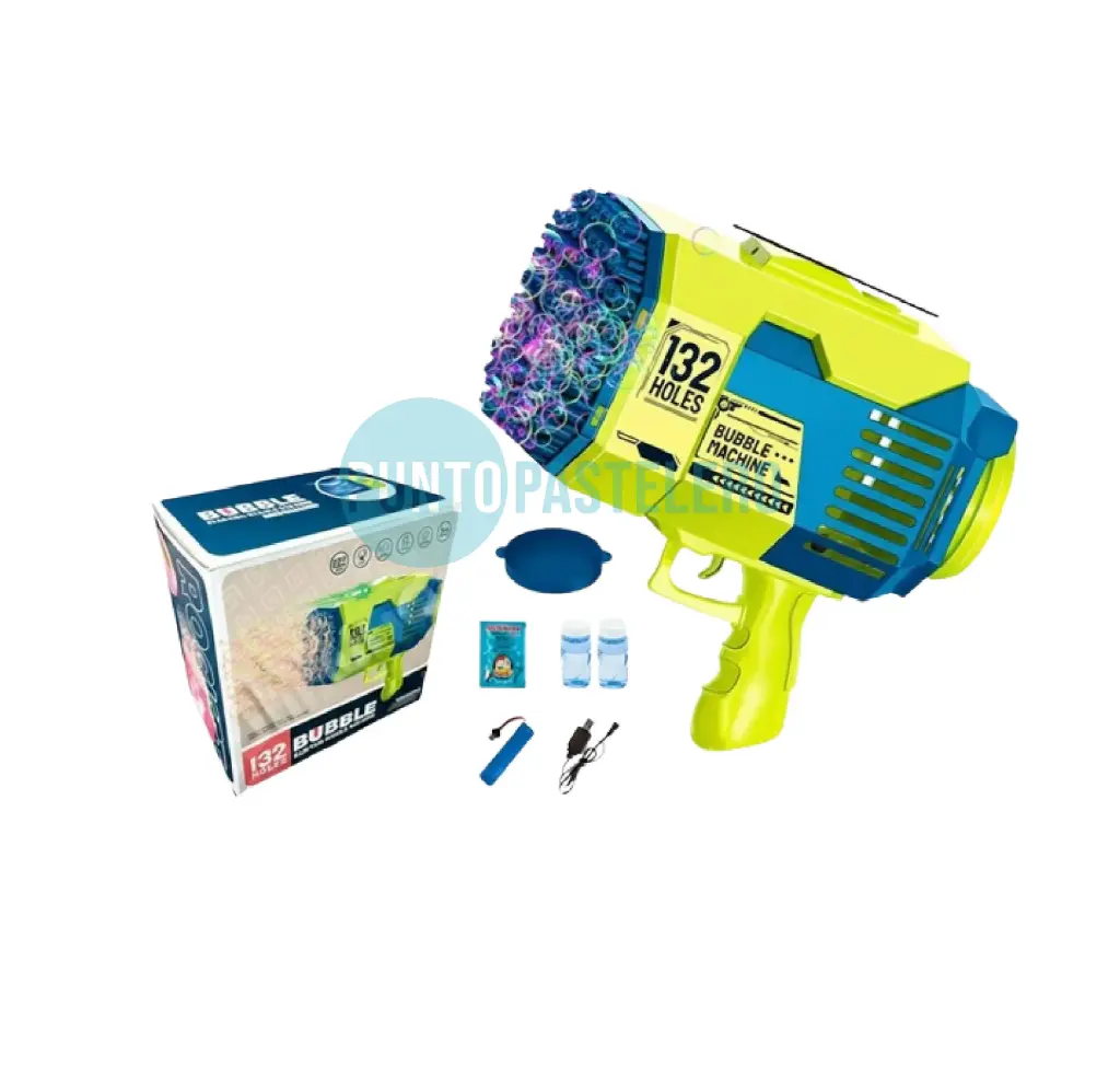PISTOLA DE BURBUJAS CON LUZ