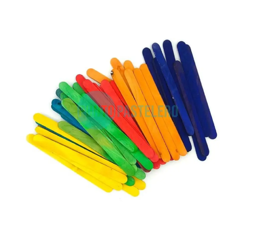 PALITO HELADO MULTICOLOR CHICO 11CM CBX (X 50 U.)