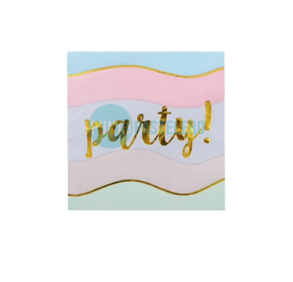 SERVILLETA PARTY GLAM (X 20 U.)