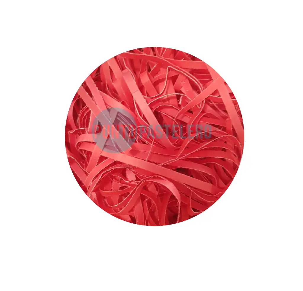 VIRUTA COLOR ROJO (X 6 U.)