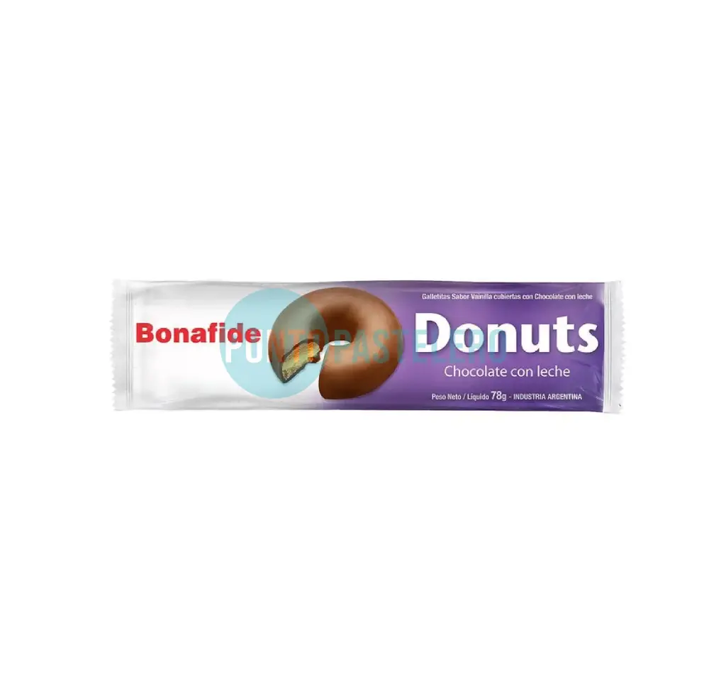 [7792360071518] BONAFIDE DONUTS LECHE (78 GR.)