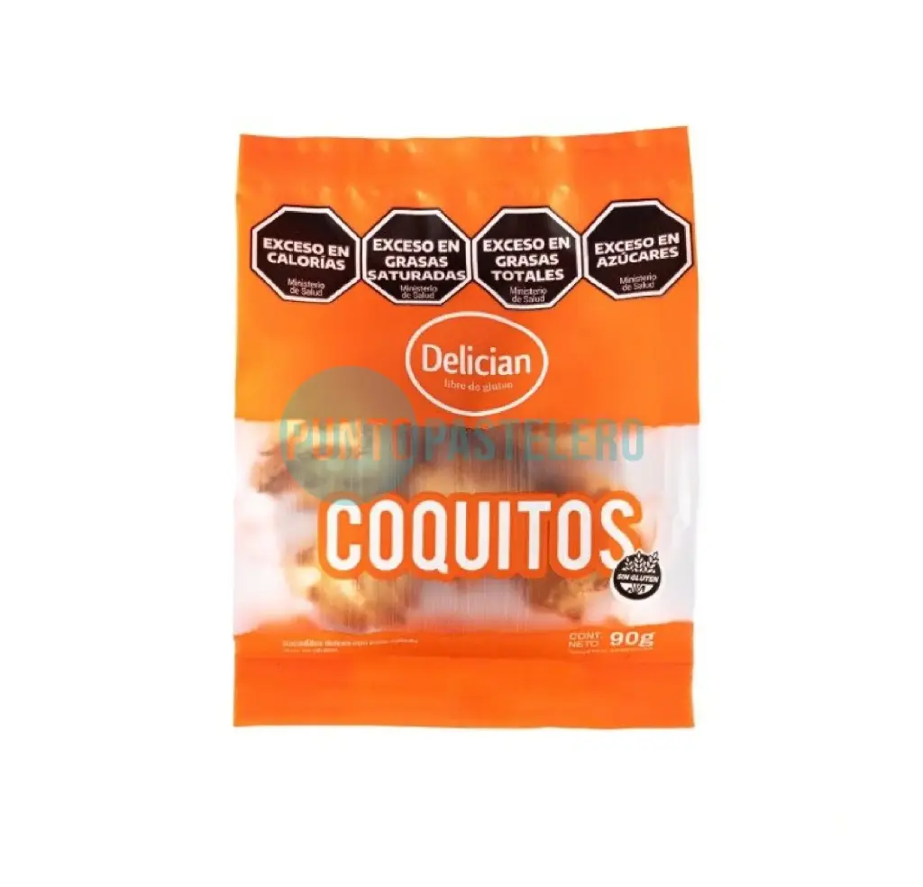 [7798433140068] COQUITOS DELICIAN (6 U.) (X 90 GR.) (SIN TACC)