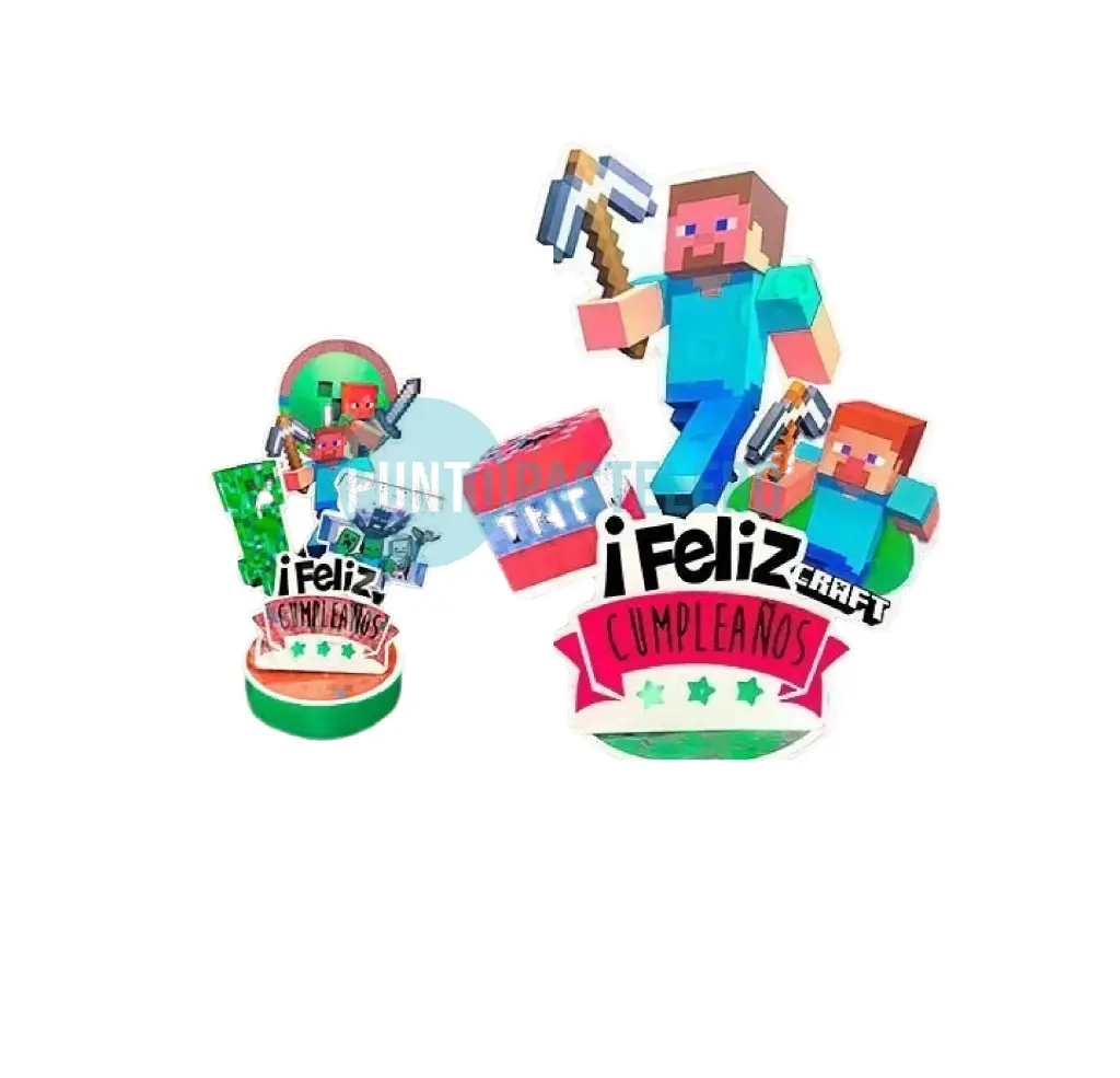 ADORNO BASE BRILLO MINECRAFT