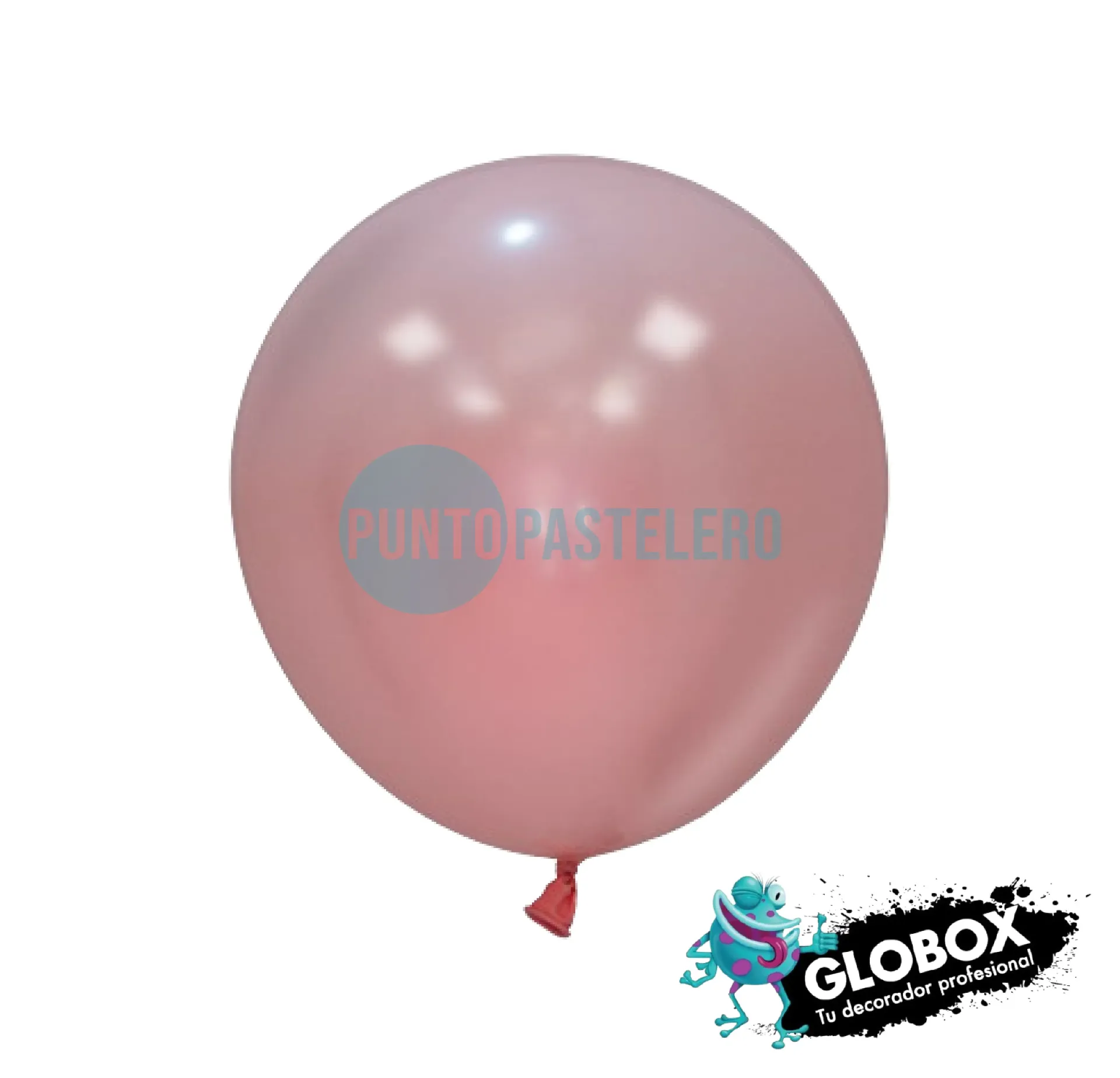 PACK GLOBO GLOBOX PERLADO 12" ROSA PASTEL (X 50 U.)