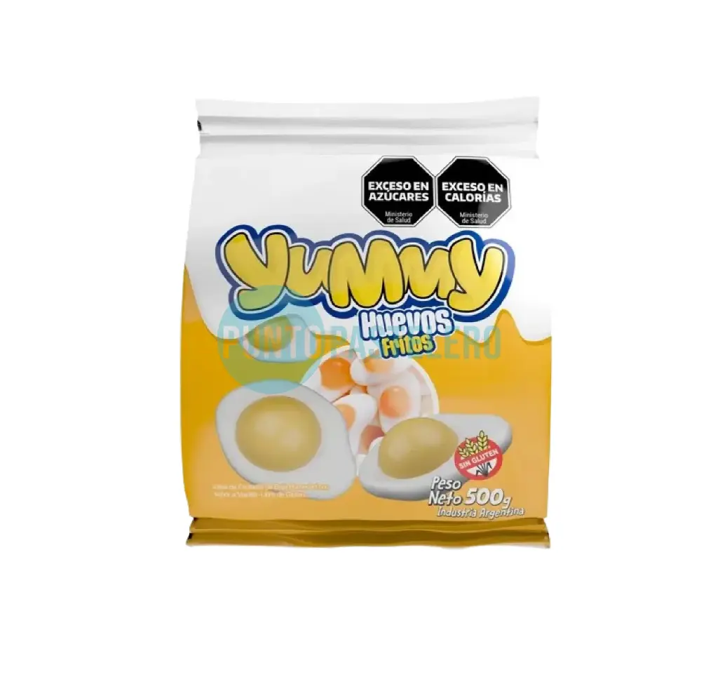 [7798186035161] GOMITAS BILLIKEN YUMMY HUEVOS FRITOS (X 500 GR.)