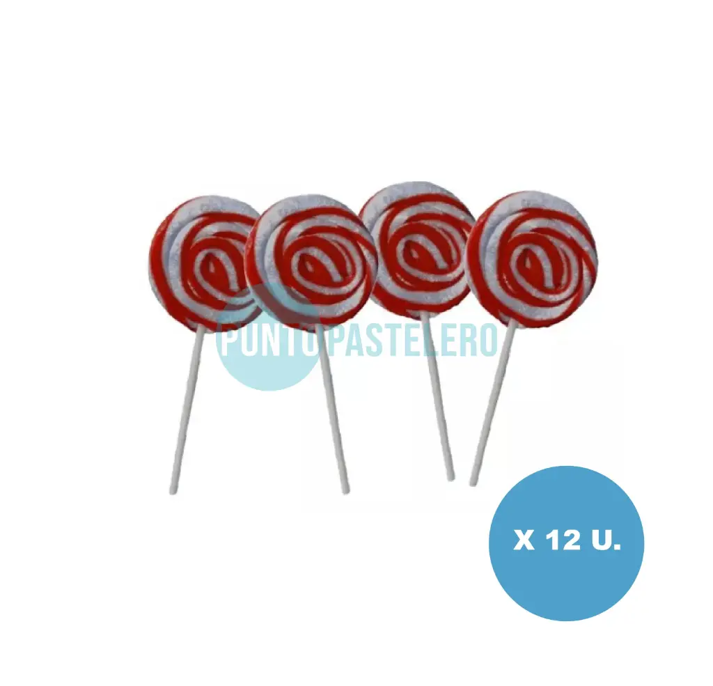 [000000044835] CHUPALETA ROJO LOCURAS (X 12 U.)