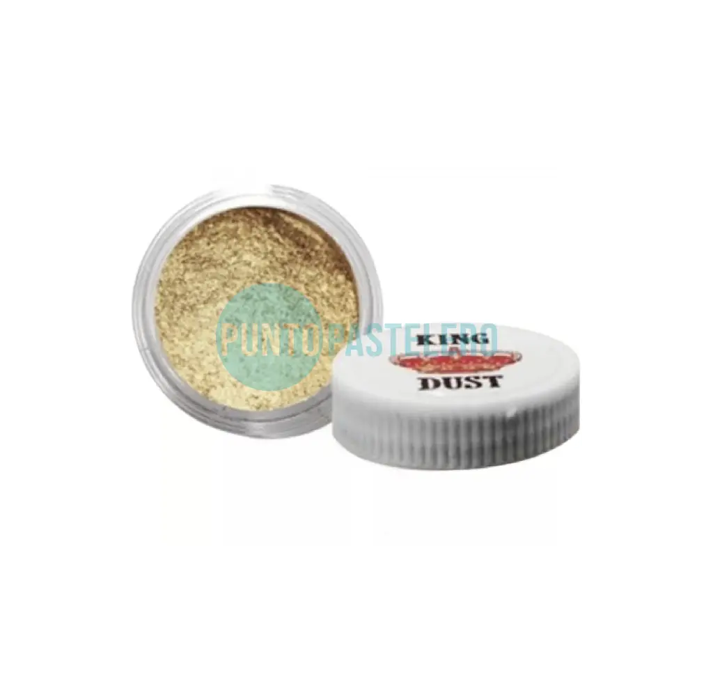COLORANTE EN POLVO LIPOSOLUBLE KING DUST DORADO 24K (X 15 GR.)