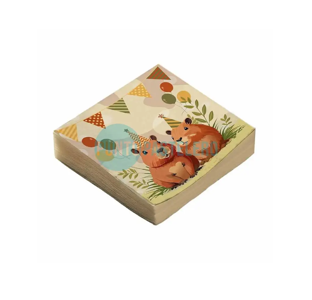 SERVILLETA CAPIBARA (X 20 U.)