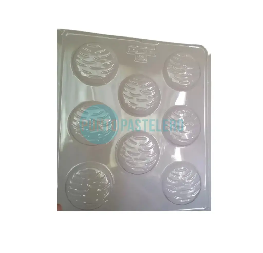 PLACA ACETATO PARA BOMBON MEDALLON MENTA [B6]