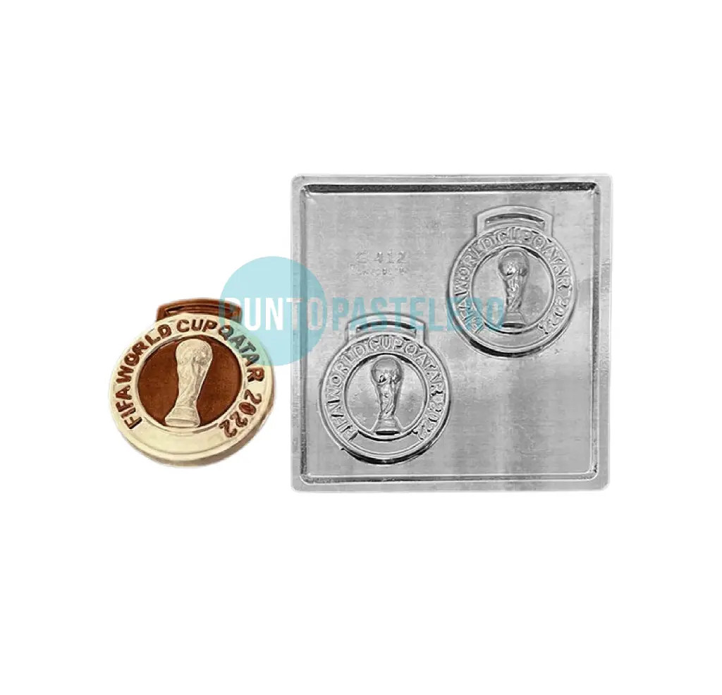 PLACA PARA BOMBON/SOUVENIR ECONOMICA MEDALLAS COPA DEL MUNDO [B5]