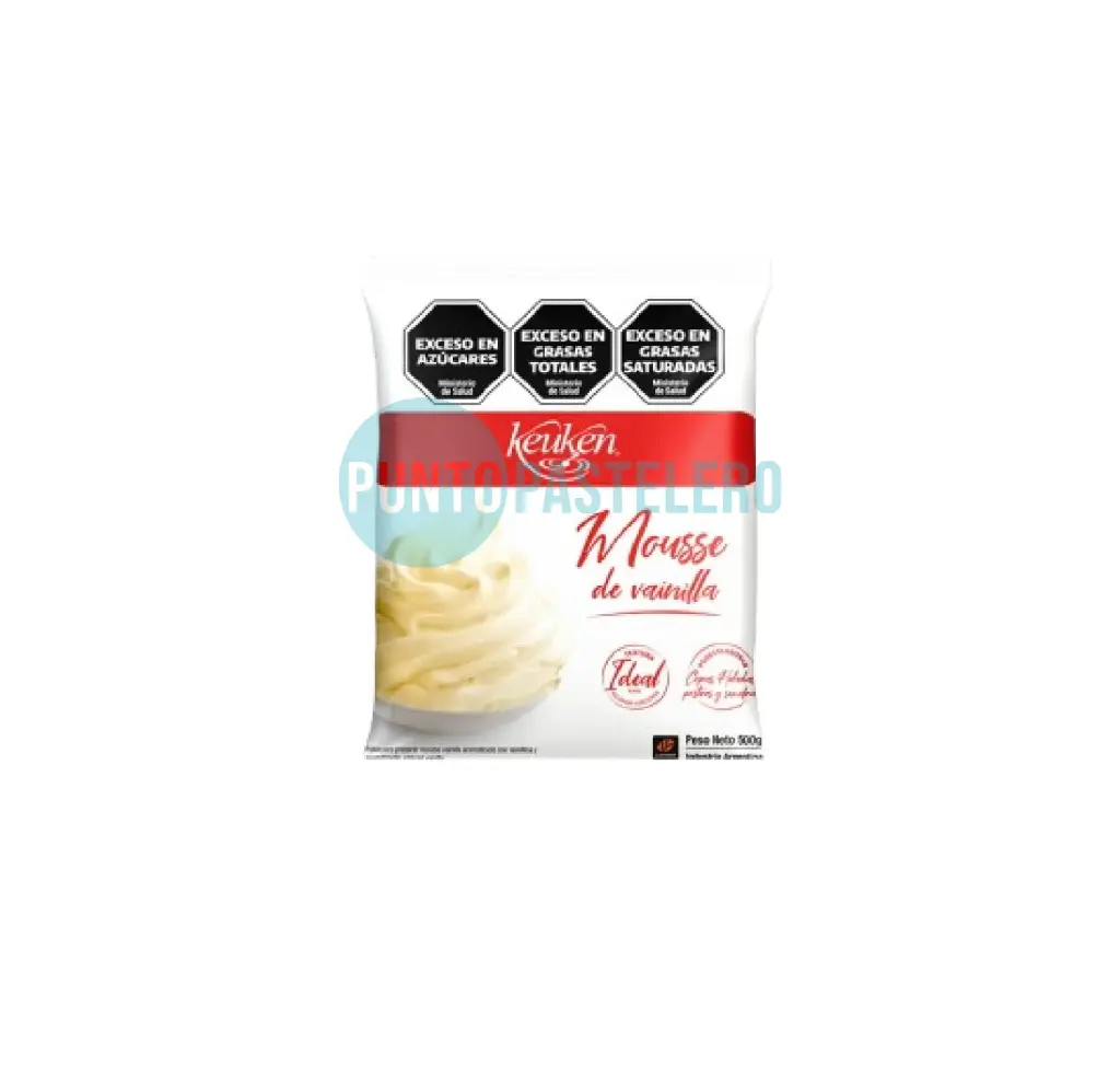 PREMEZCLA MOUSSE DE VAINILLA KEUKEN (X 500 GR.)