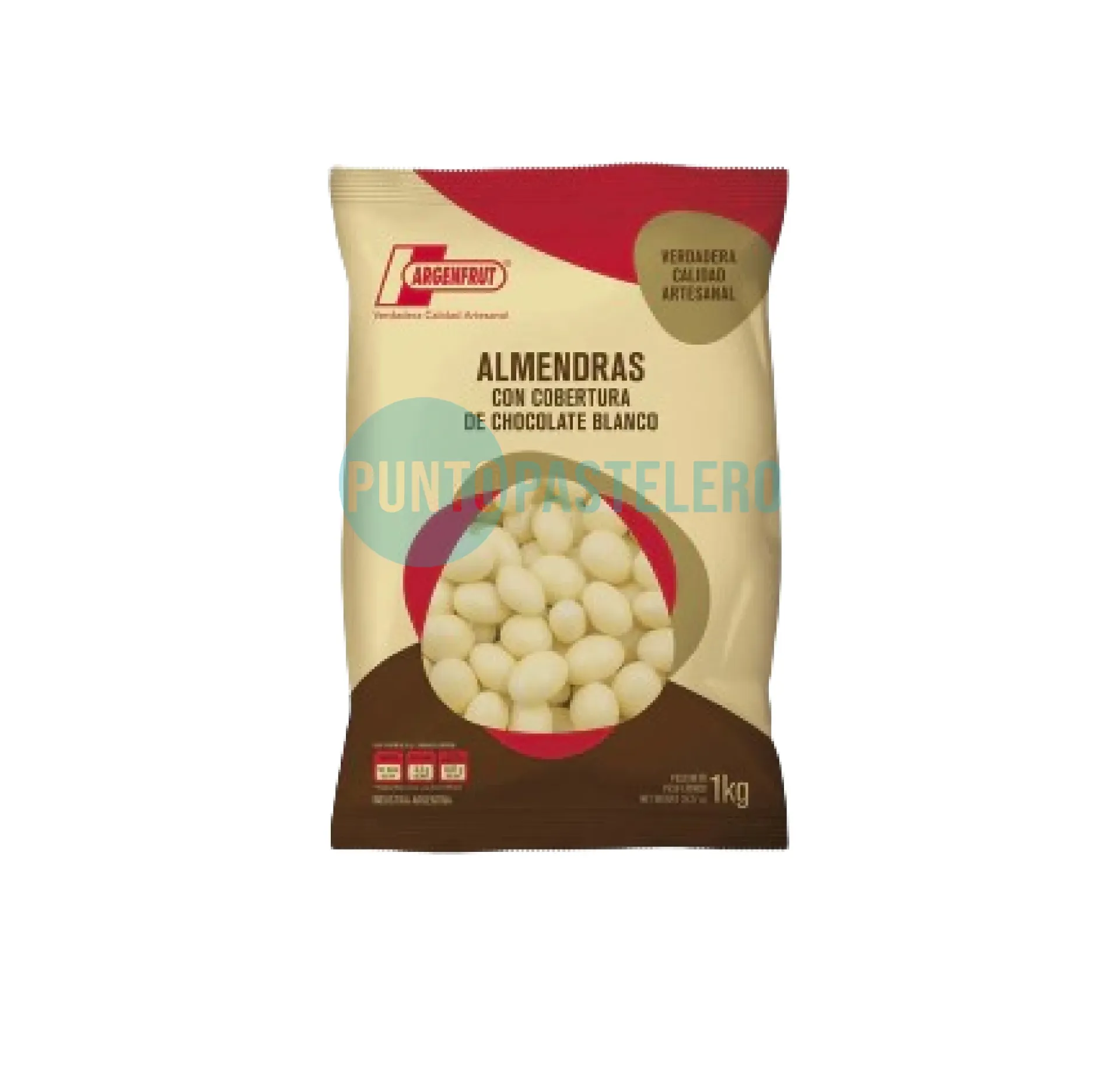 ALMENDRAS CON CHOCOLATE BLANCO ARGENFRUT (X KG.)
