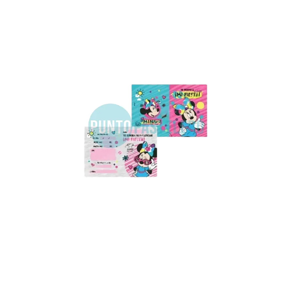 INVITACION MINNIE (X 10 U.)