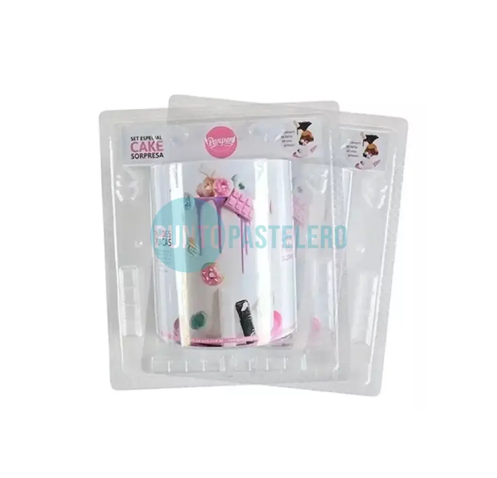 SET CAKE SORPRESA MOLDE TORTA PIÑATA GRANDE PARPEN