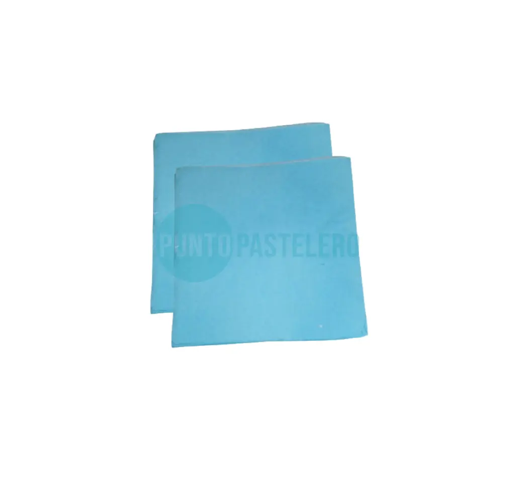 SERVILLETA TISSUE ESTRELLAS VERDE AGUA (X 20 U.)