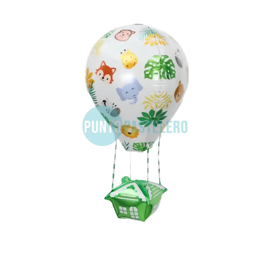 GLOBO ANIMALITO AEROSTATICO METALIZADO SAFARI (88X28 CM) [P]