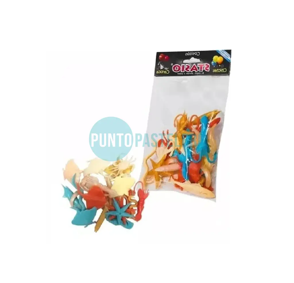 [00271172] MINIATURA SURTIDO FONDO DEL MAR SIRENA AZUL STASIO (24 U.)