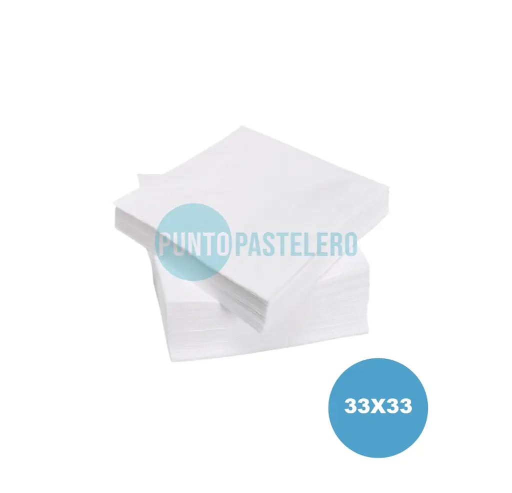 SERVILLETAS BLANCA NOBLEZA 33X33 (CAJA)