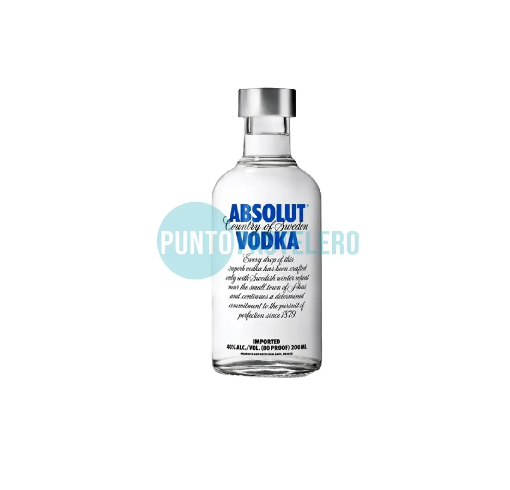 MINIATURA ABSOLUT VODKA (X 50 CC.)