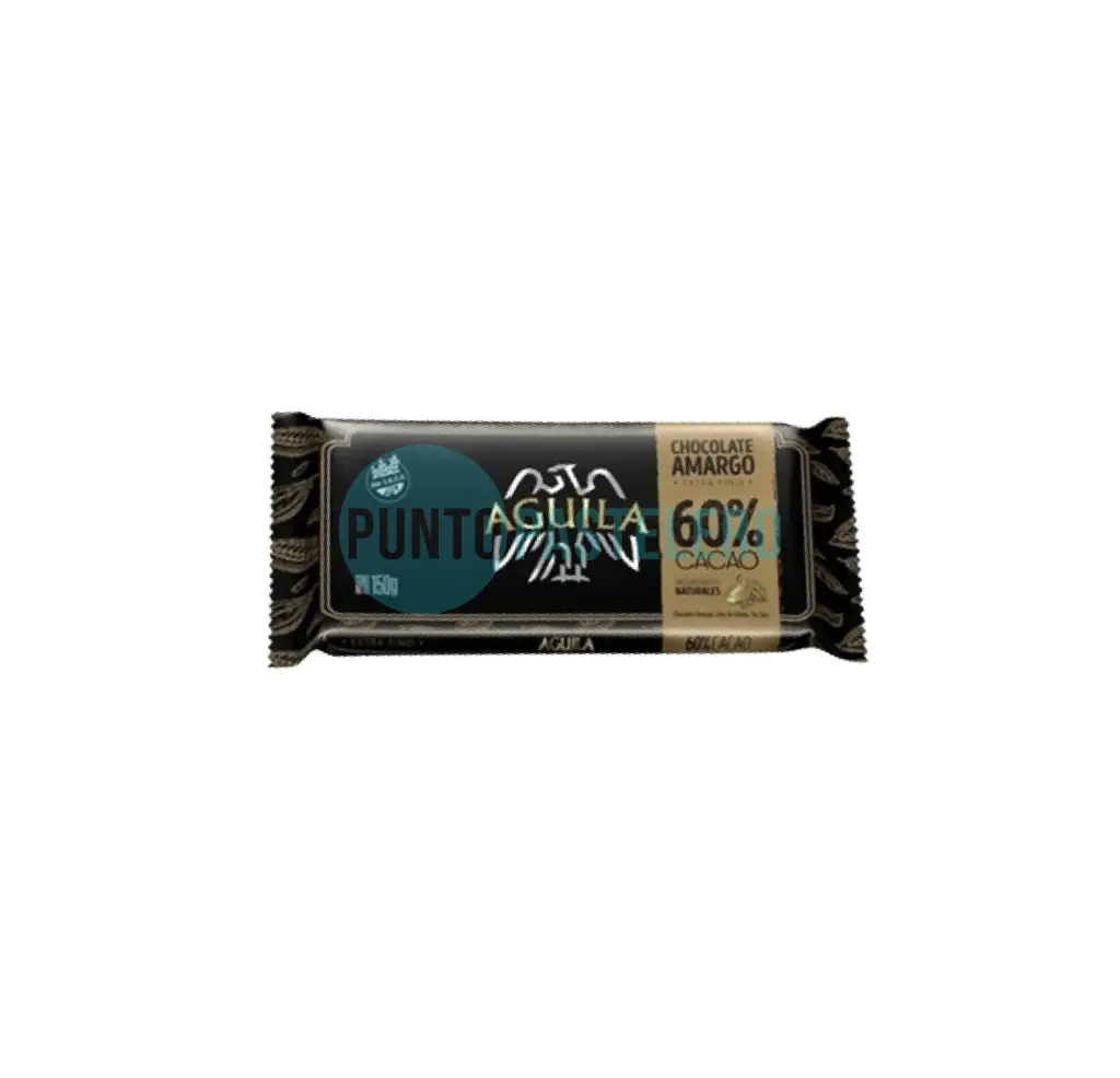 TABLETA AGUILA 60% CACAO (X 150 GR.)
