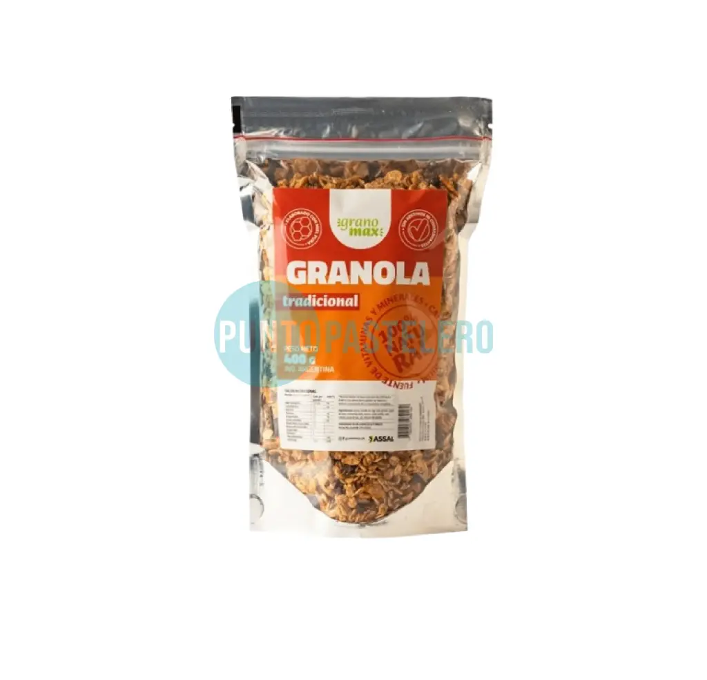GRANOLA NATURAL GRANOMAX (X 300 GR.)