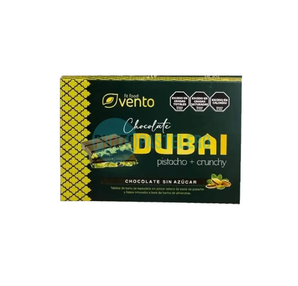 CHOCOLATE VENTO FIT DUBAI SIN AZUCAR (X 150 GR.)