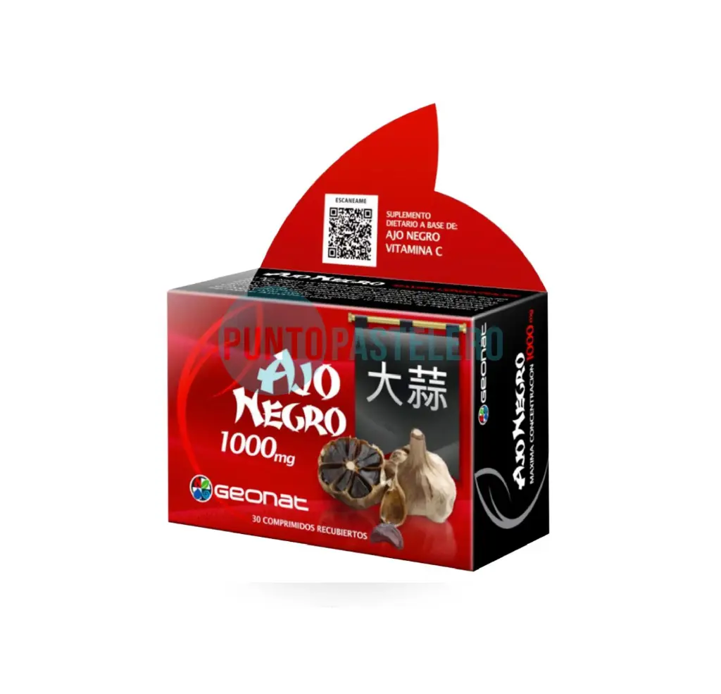 AJO NEGRO GEONAT (X 30 COMPRIMIDOS)