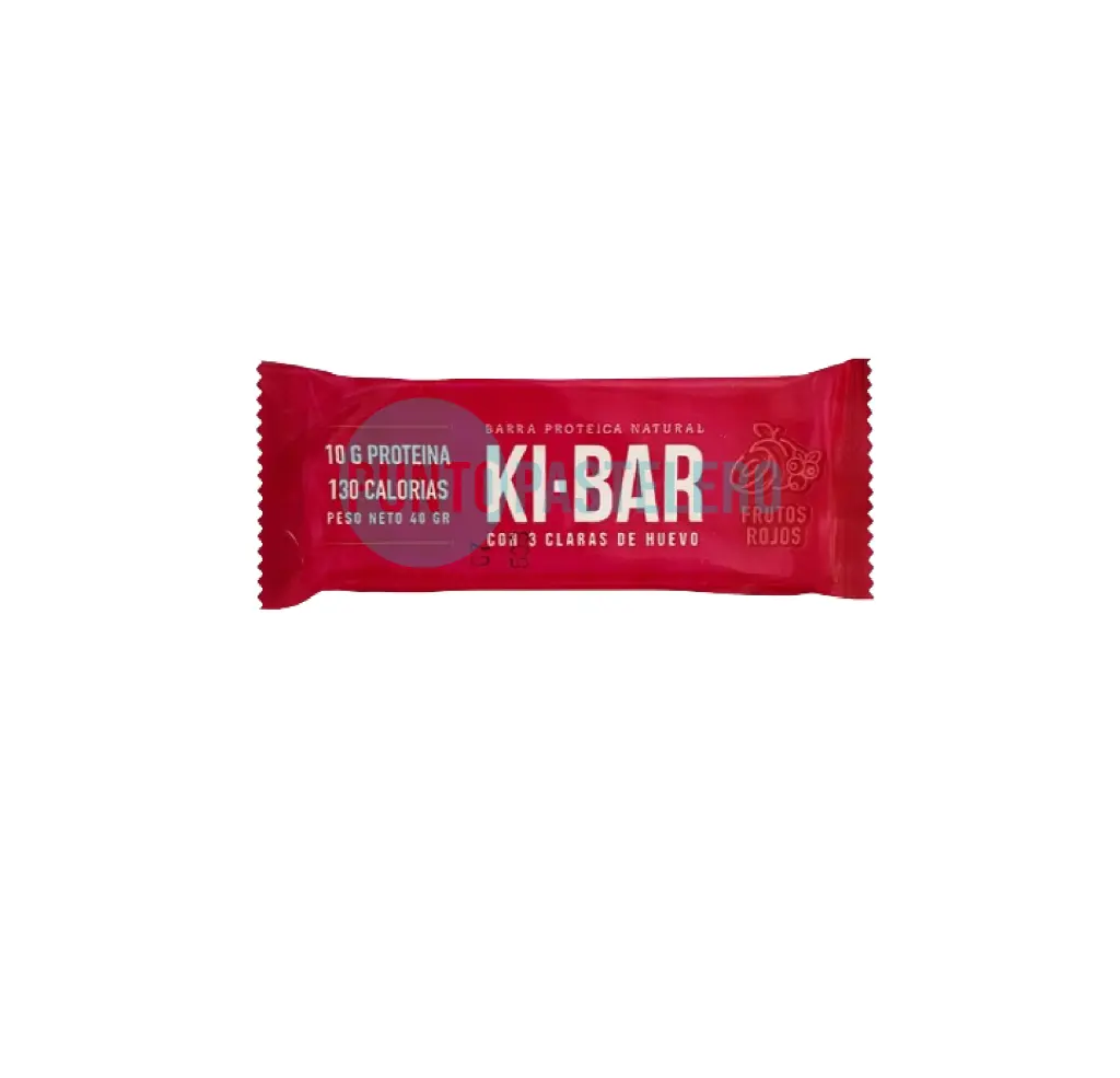BARRA PROTEICA NATURAL KI BAR FRUTOS ROJOS (X 40 GR.)
