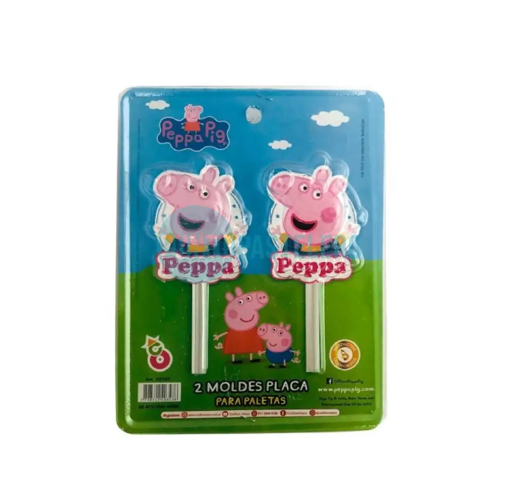 SET PALETAS PEPPA PIG MOLDE ACETATO [B2]
