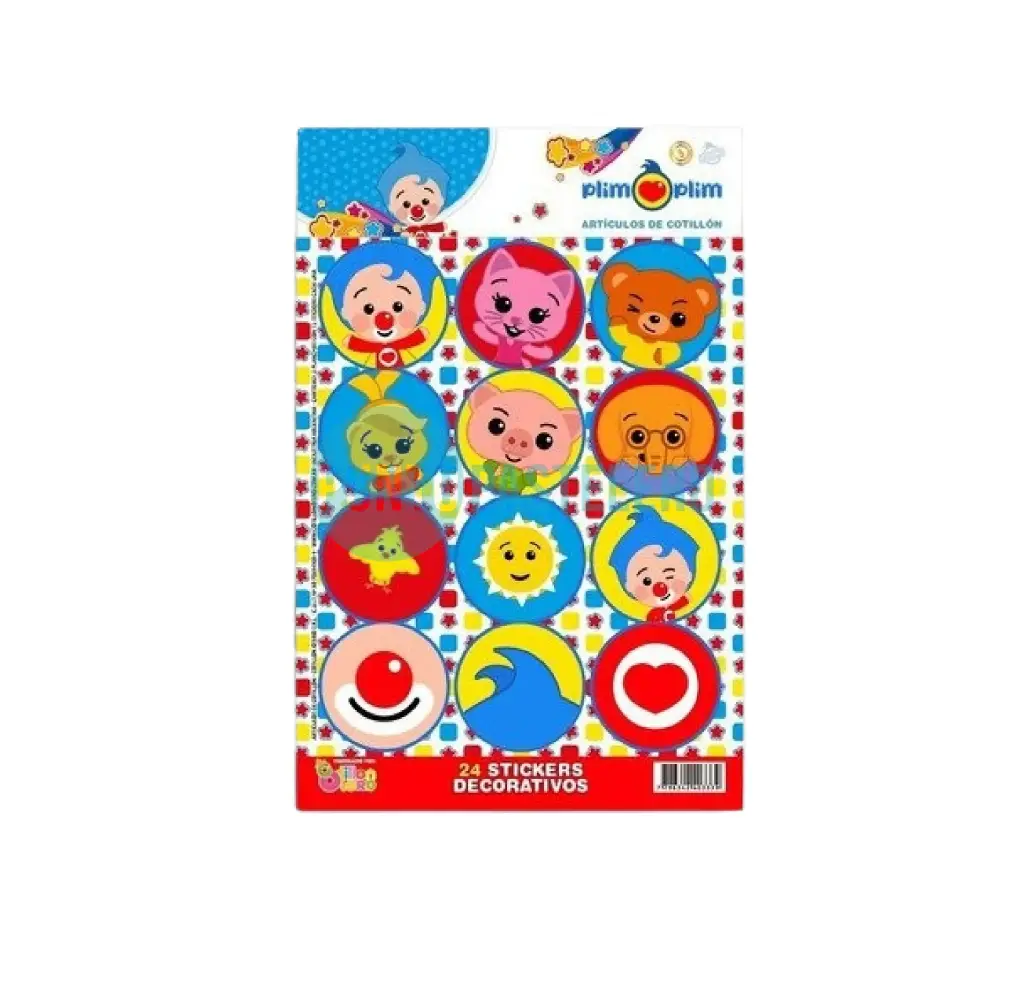 STICKERS PLIM PLIM (24 U.)