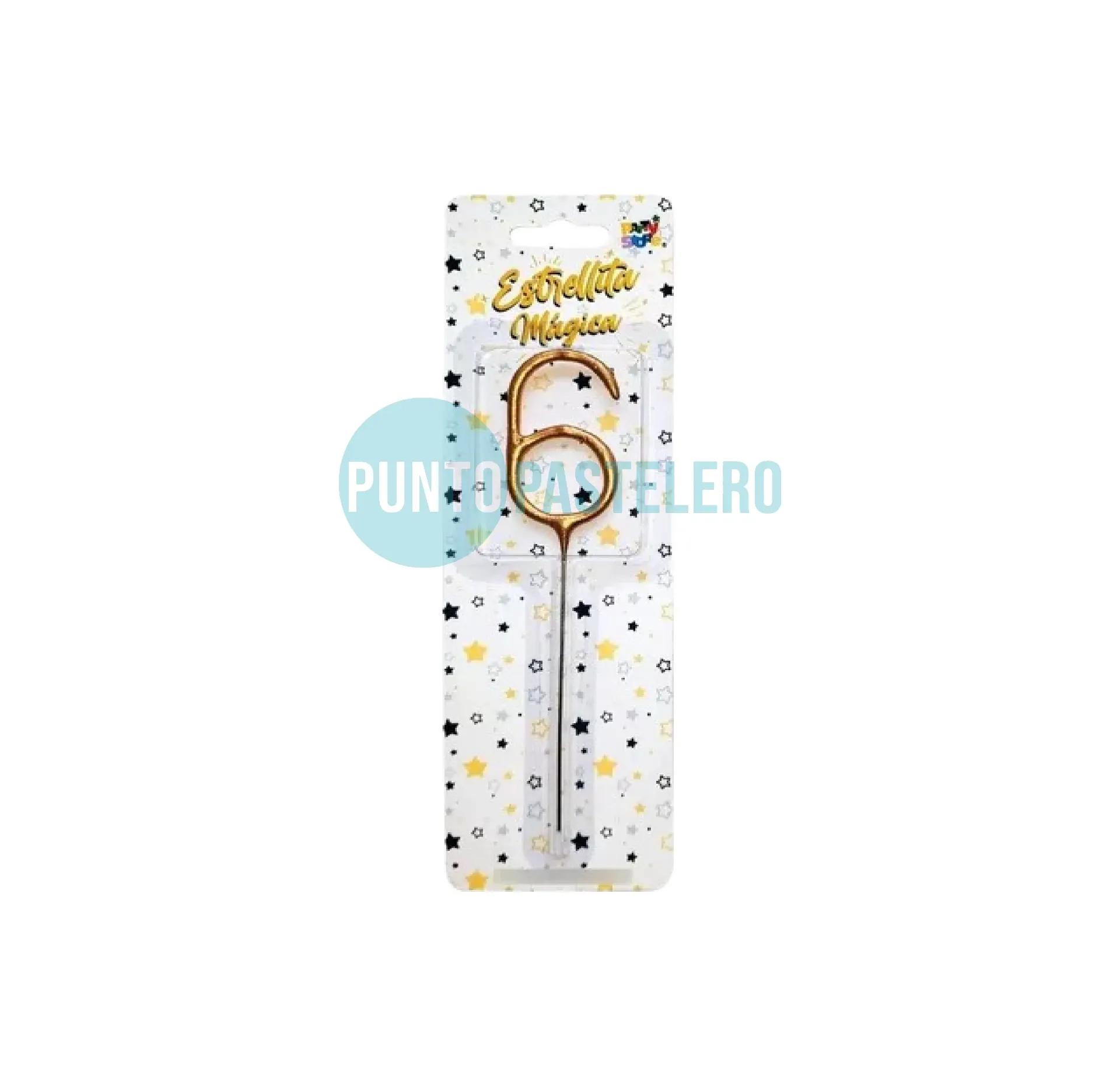 VELA SPARKLER DORADO (N° 6)