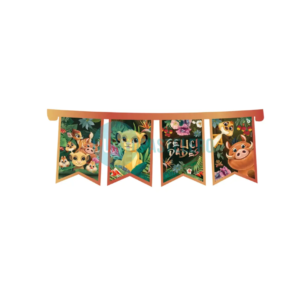 BANDERIN DISNEY CLASICOS (TIMON Y PUMBA)