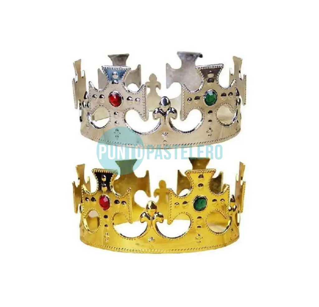 CORONA REY (PLATEADO - DORADO)