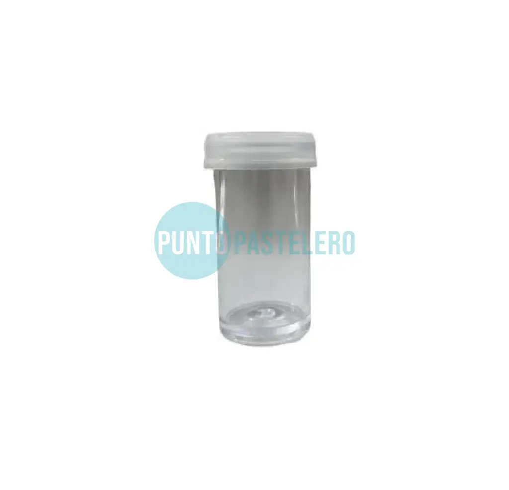 [TTP42] TUBO PLASTICO TRANSPARENTE TAPA PRESION (42 CC.)