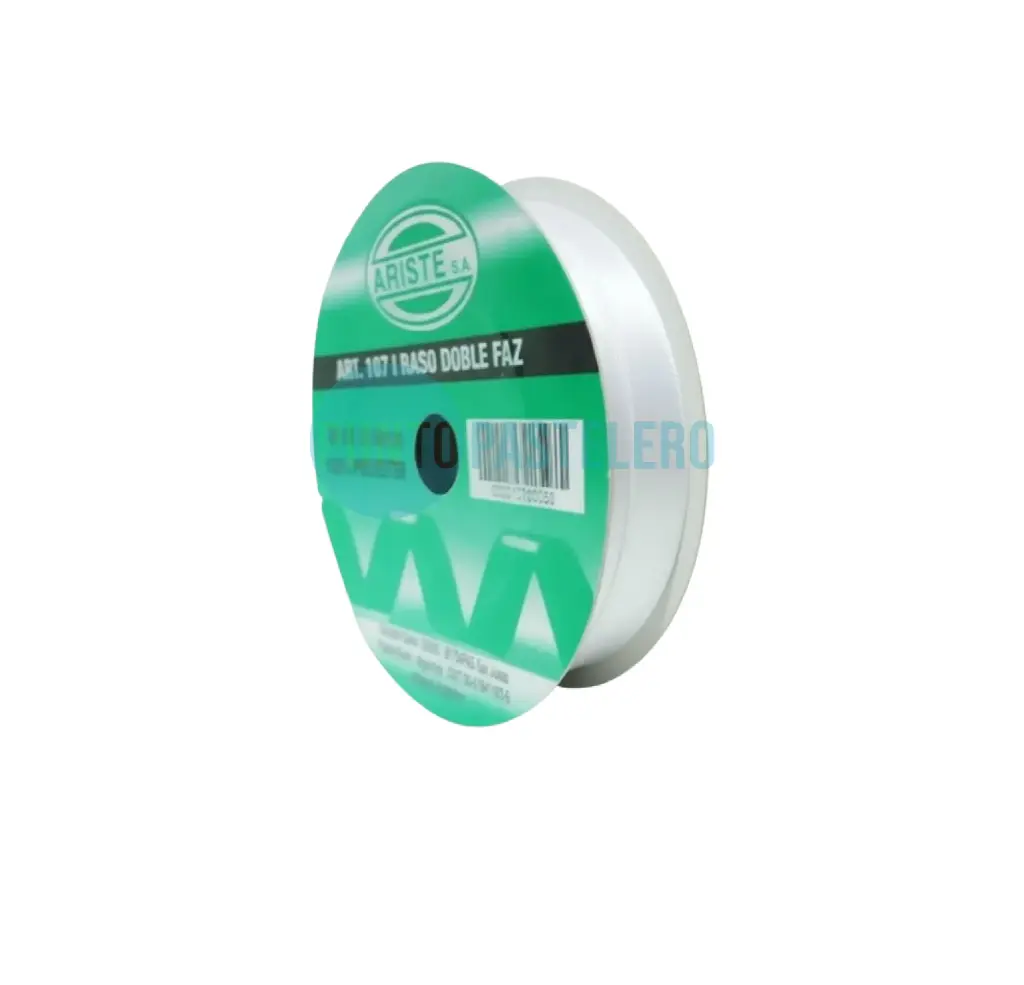 ROLLO CINTA RASO 00 BLANCO (X 50 MT.)