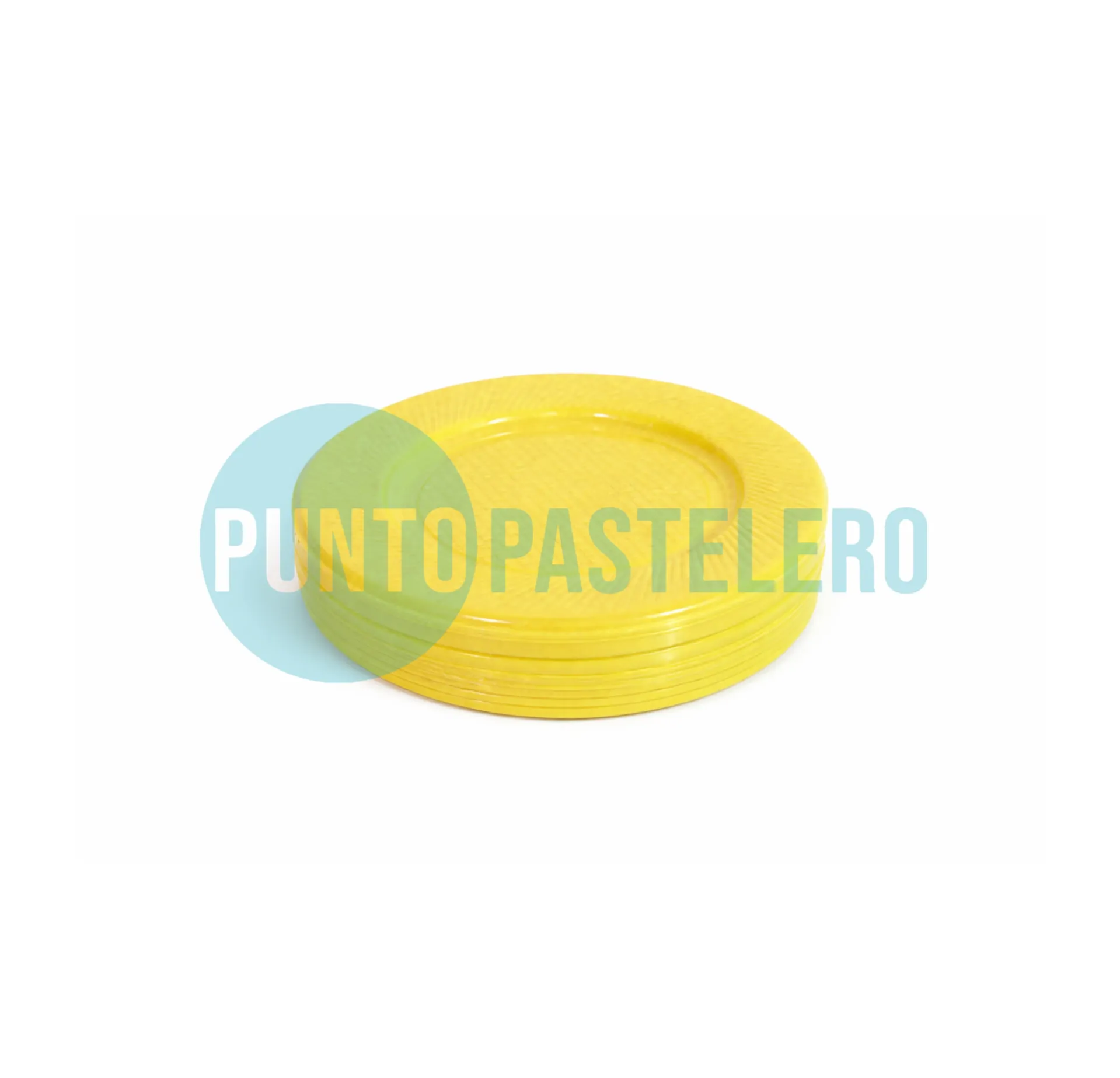 PLATO DESCARTABLE EA AMARILLO 17 CM (X 50 U.)
