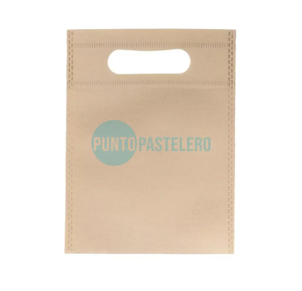 BOLSA DE TELA RIÑON BEIGE (15 X 20 CM) [6]