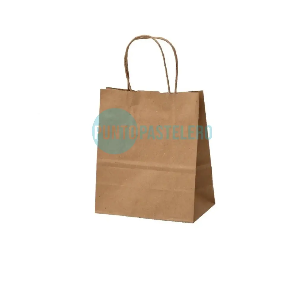 BOLSA PAPEL KRAFT CON MANIJA (22X10X42CM)