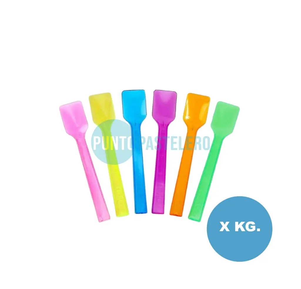 CUCHARA PARA HELADO FLUO (X KG.)
