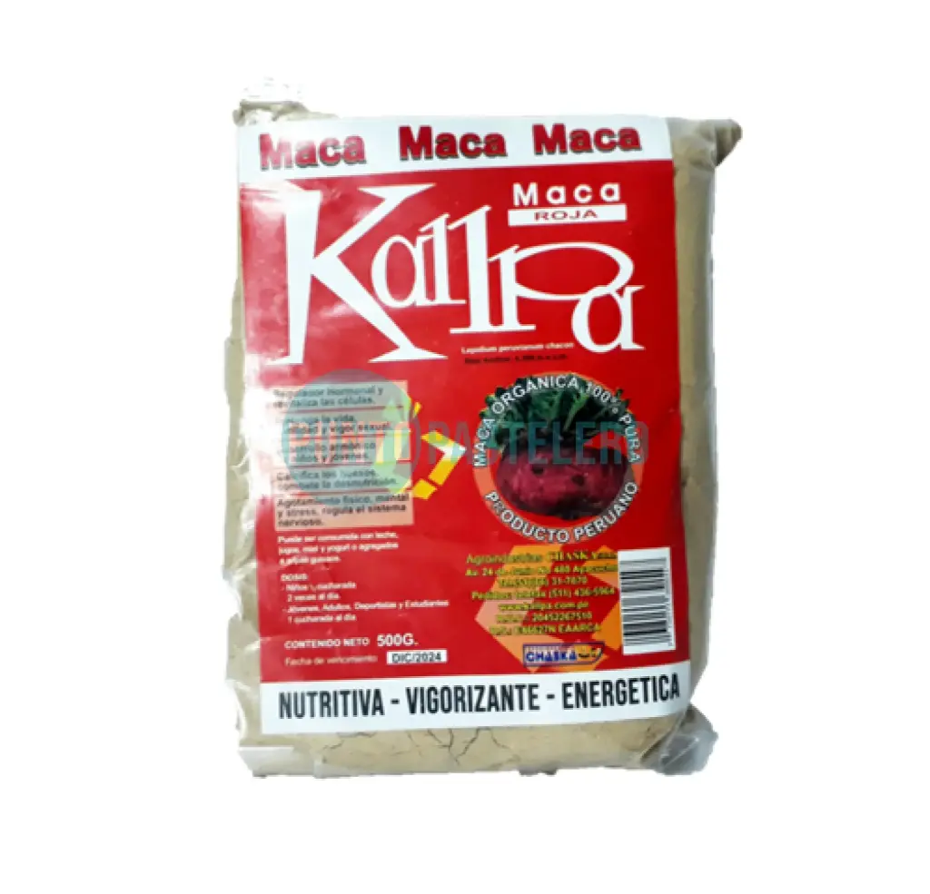 MACA KALPA ROJA (X 500 GR.)