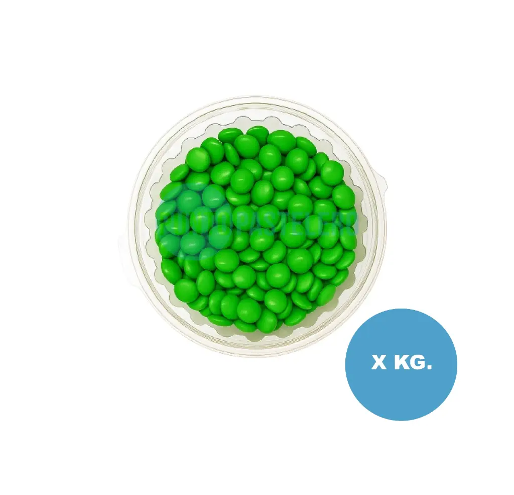 [7795522003044] LENTEJAS DE CHOCOLATE CHOOK VERDE (X 1 KG.)